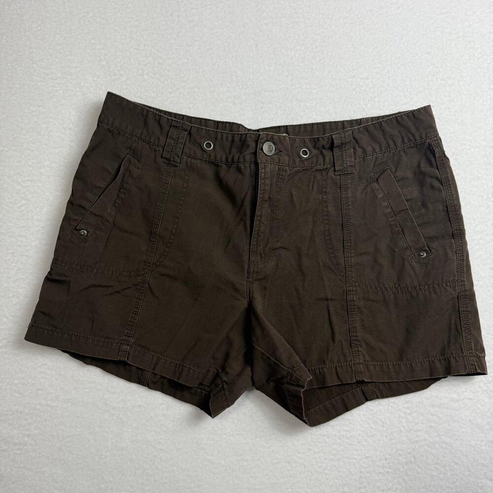 Vintage Beau Utility Cargo Shorts Dark‎ Brown Size 16